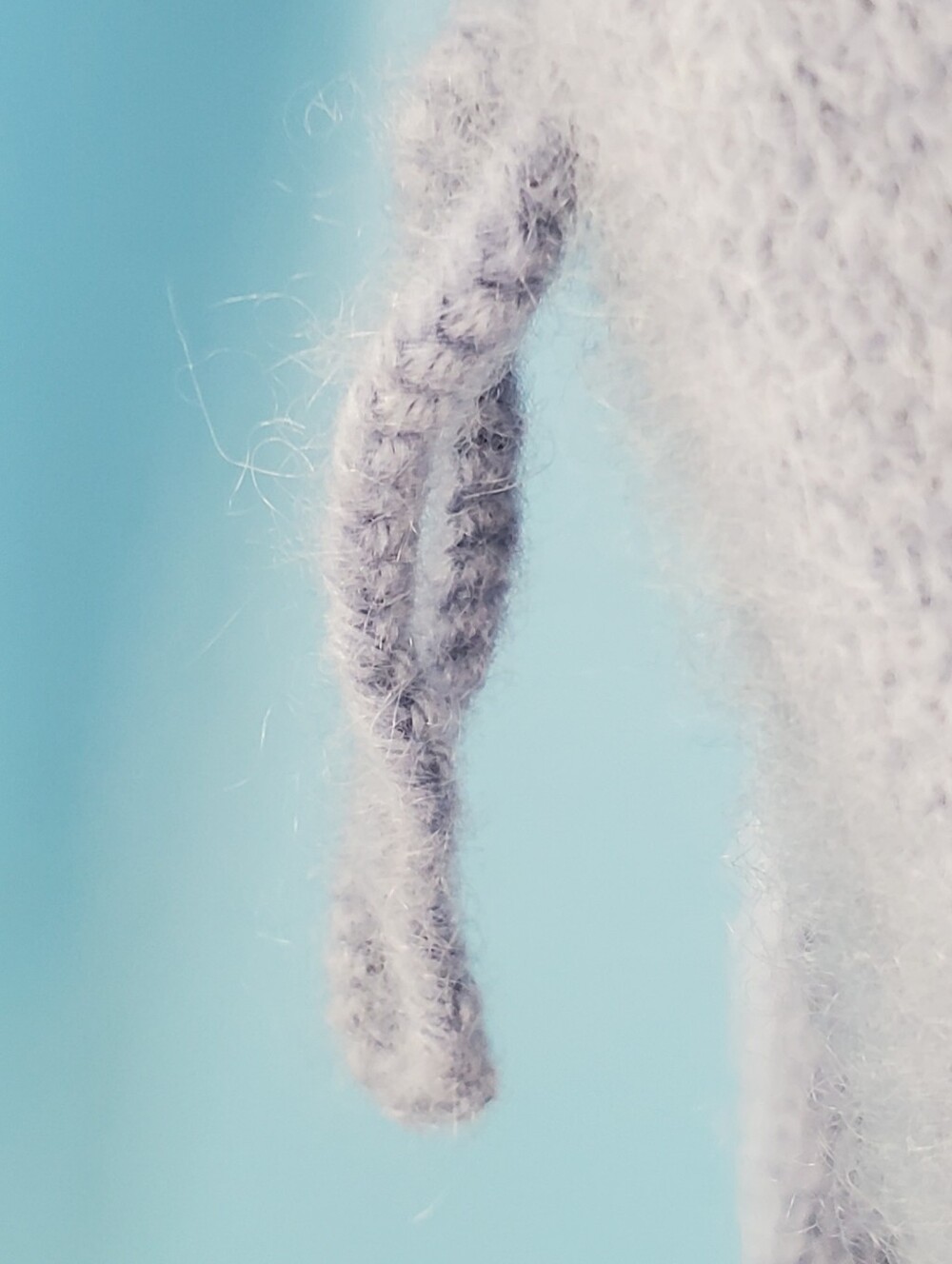 Blue 100% cashmere long cardigan S - Picture 16 of 16